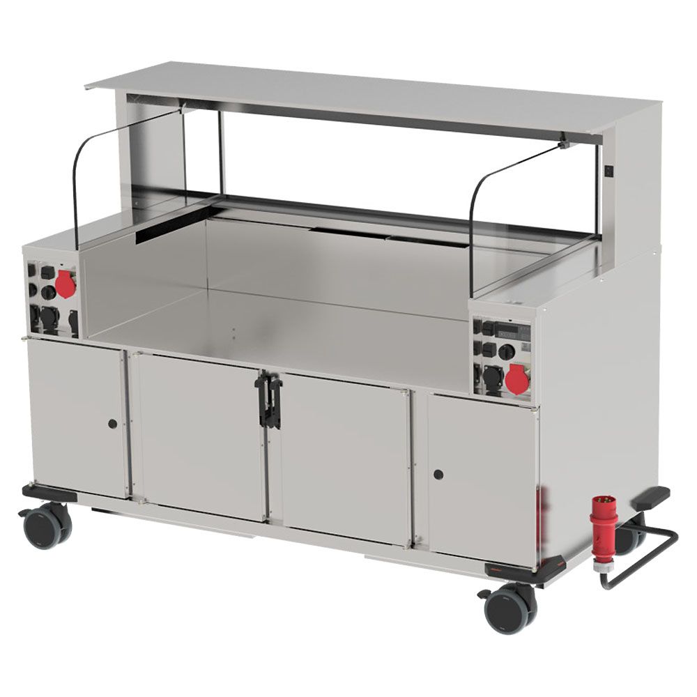 Rieber Front Cooking Station V-ACS 1600 O3 - 2x neutral 3x 400V
