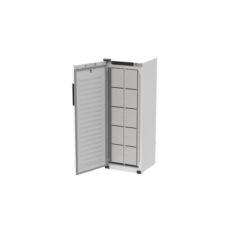 Rieber Gemeinschaftskühlschrank multipolar® 380 - 10 Fächer - Tür links