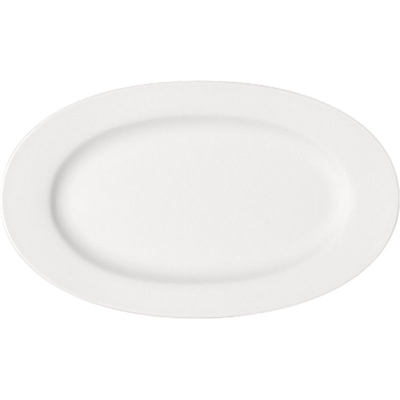 Bauscher Platte oval Fahne 33x20 cm - Serie maitre