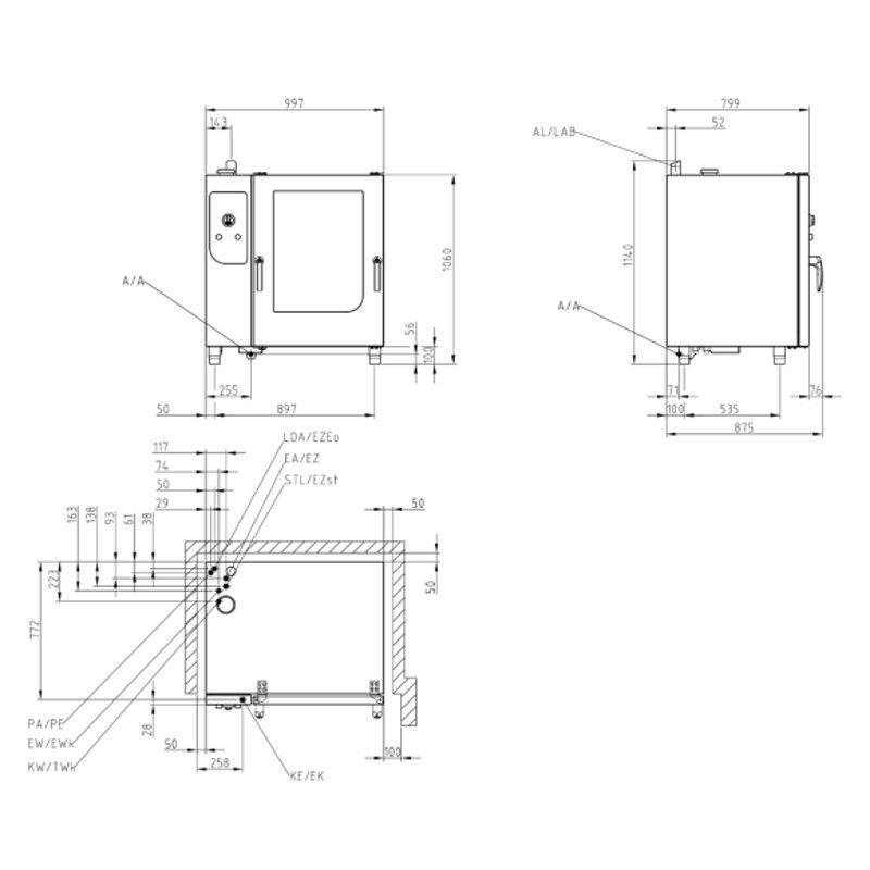 MKN Kombidämpfer FlexiCombi® Classic 10.2 Maxi - Elektro