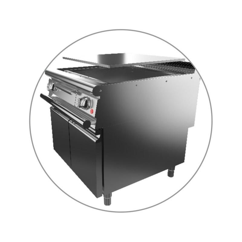 Baron Grillplatte FTRGIV715NQ Queen 7 Serie 700Q - Gas