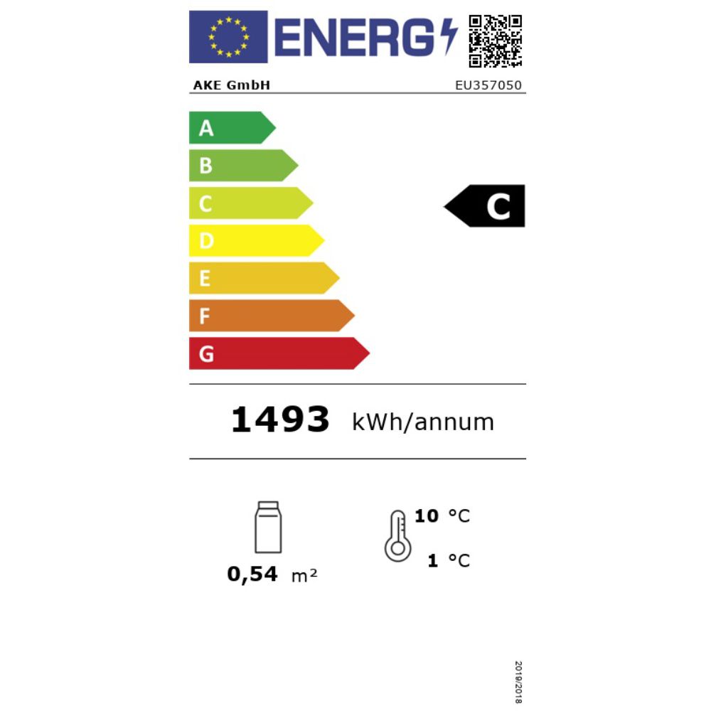 Nordcap Einbaukühlvitrine Gastro GR-80-70-E R290