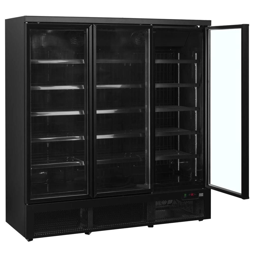 Nordcap Glastürtiefkühlschrank ATOM MAXI 3T-BB