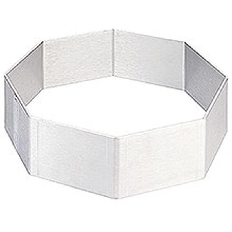 Contacto Tortenring achteckig,  ∅ 16 cm