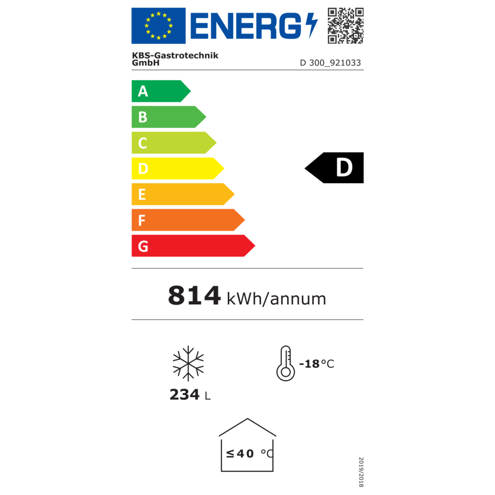 KBS Eiscreme Impuls-Tiefkühltruhe D 300 mit Glasschiebedeckel