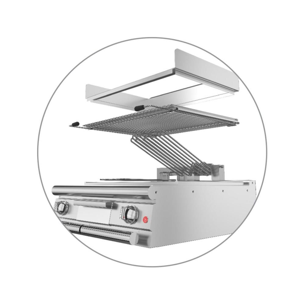 Baron Lavasteingrill Supreme GAS Queen 7 M120 - Grillrost aus Edelstahl