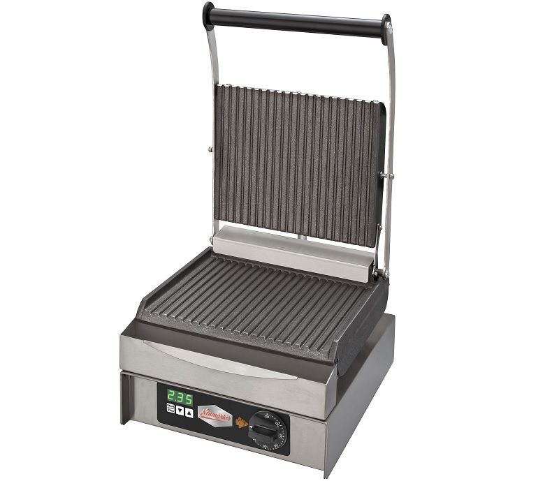 Kontaktgrill Panini Master | oben + unten geriffelt | mit Digitaltimer