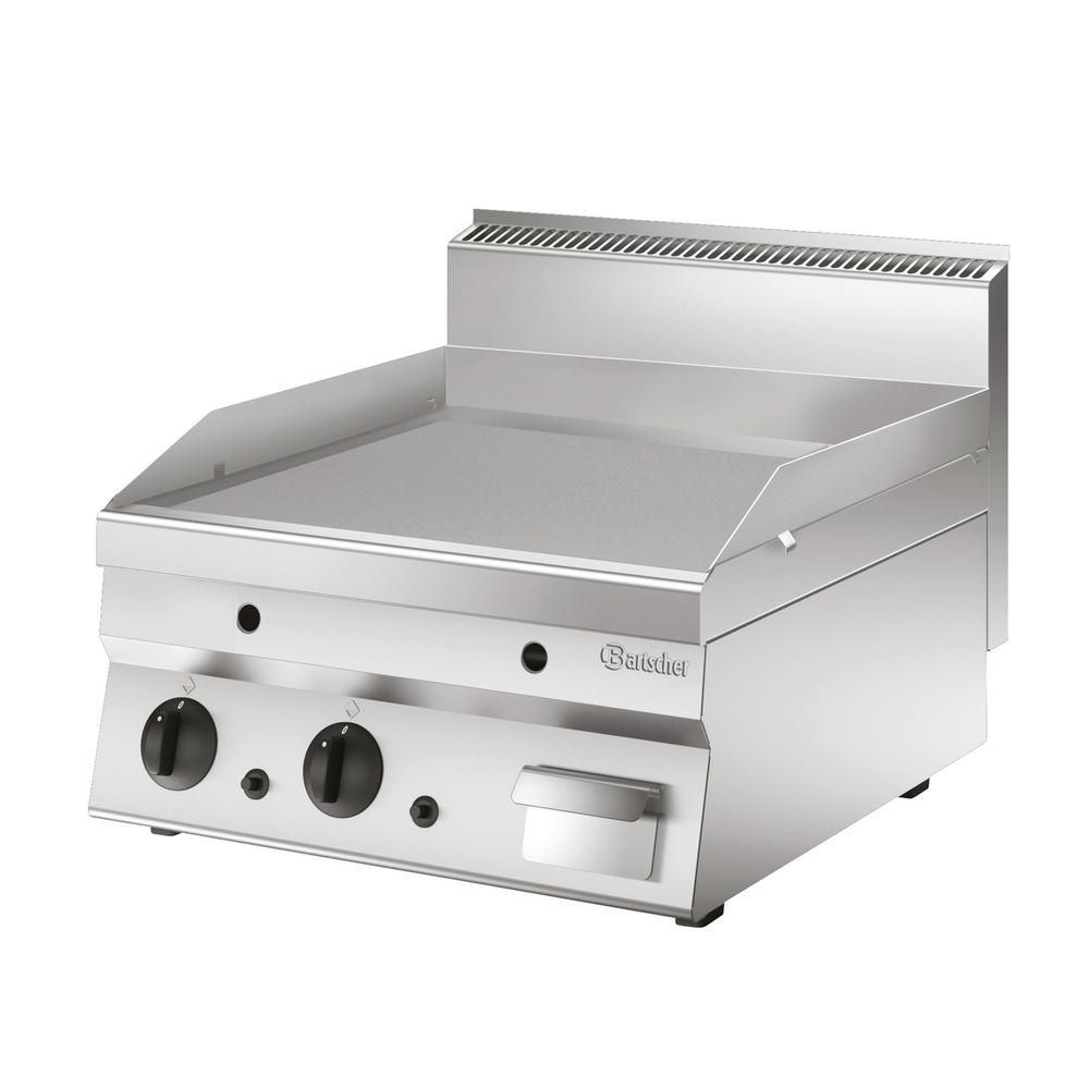 Bartscher Griddleplatte 650 600G-G glatt - Gas