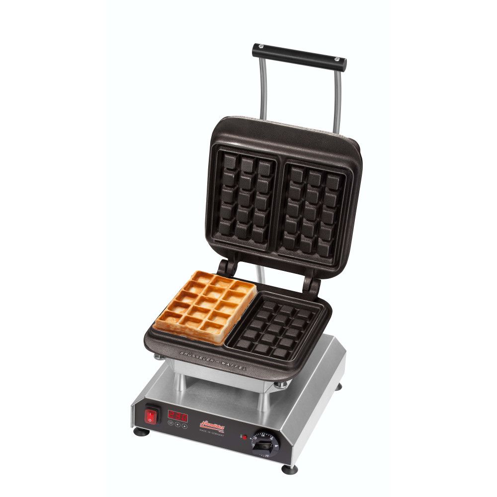 Neumärker Waffeleisen Thermocook® inkl. Brüsseler Waffel Wechselplatten (Gusseisen)