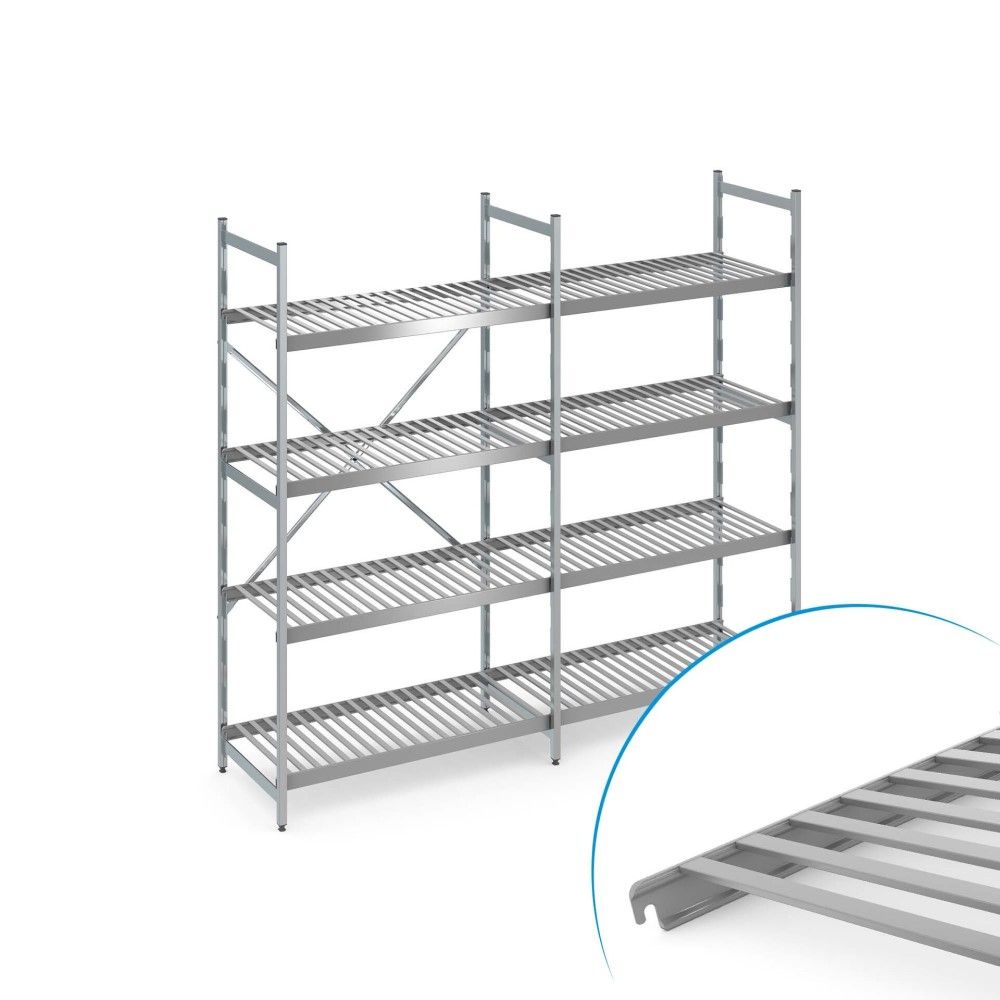 Hupfer Regal N20 18/6 600 Rost/ALU