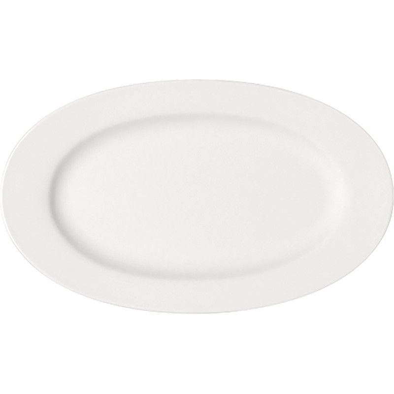 Bauscher Platte oval Fahne 38x22 cm - Serie maitre