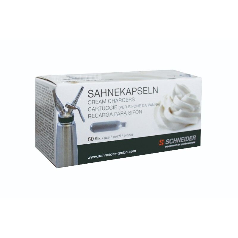 Sahnekapseln für Sahnespender 50 Stück