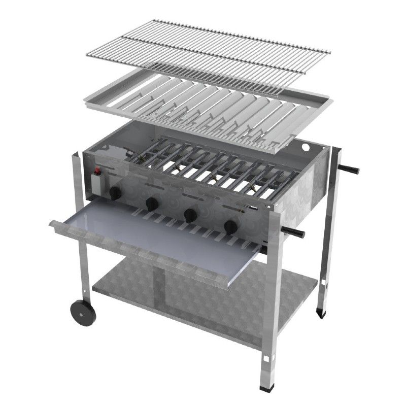 ChattenGlut 4er Gas Standgrill