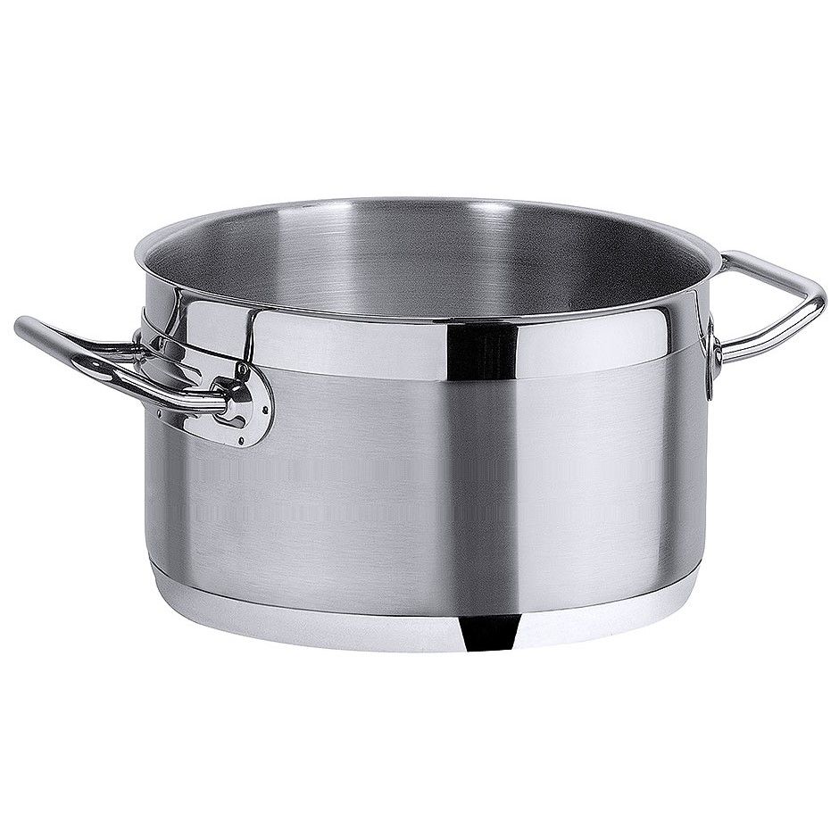 Contacto Kochtopf 7 Liter, Ø 240 x H 170 mm - seidenmatt, niedrig