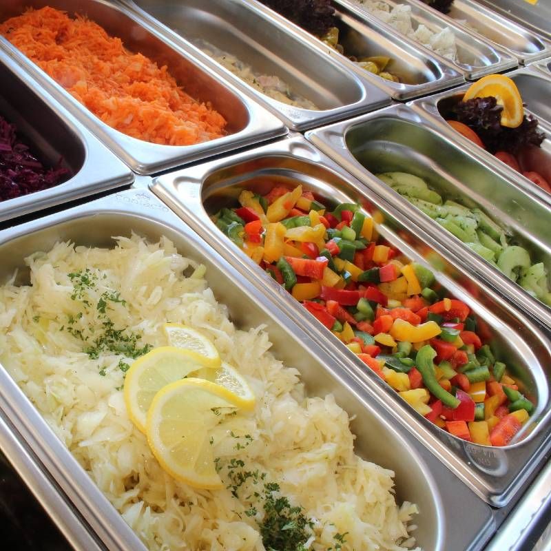 Aufblasbare Servierbarer Eis Buffet Salat Serviertabletts Essen