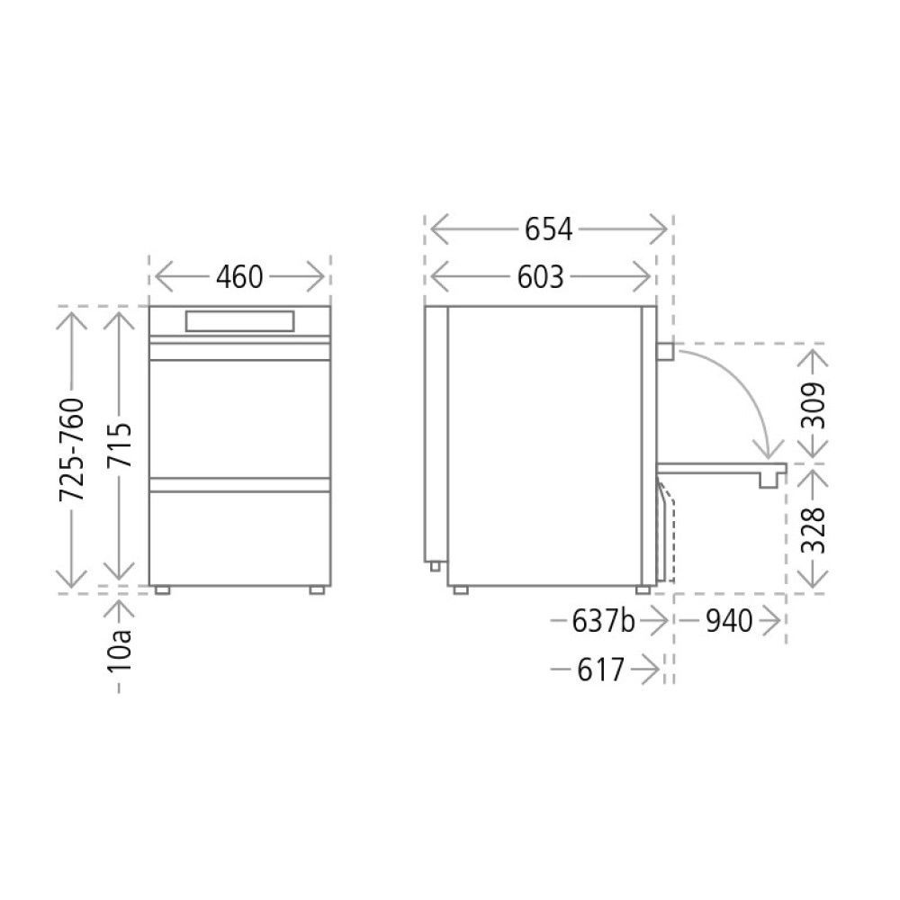 Winterhalter Bistrospülmaschine UC-S - 400 V