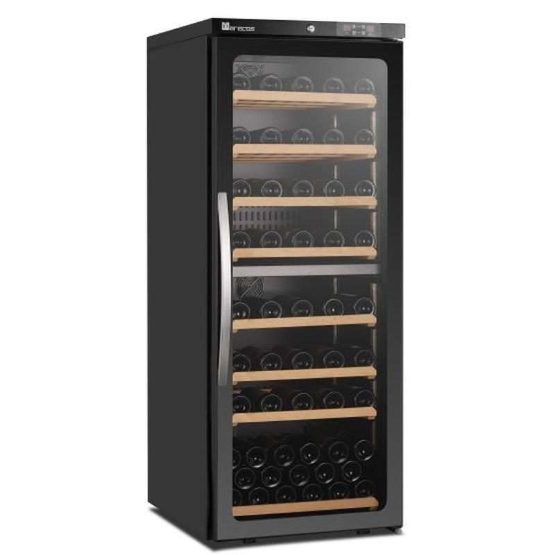 Saro 2-Zonen Weinkühlschrank mit Glastür, Modell CV 350
