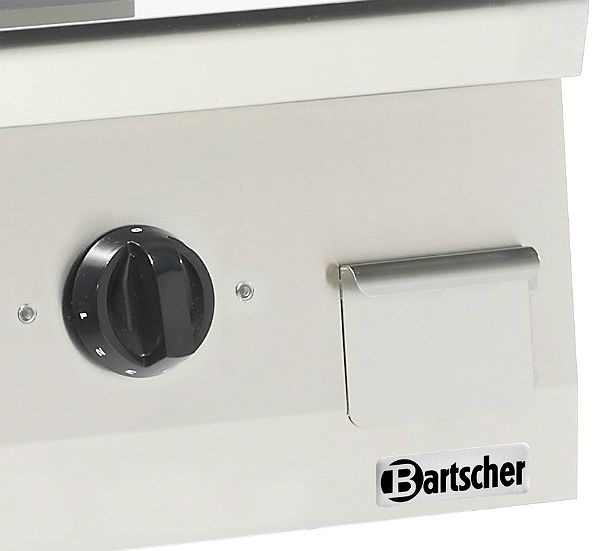 Bartscher Griddleplatte 600 B600 - gerillt/glatt