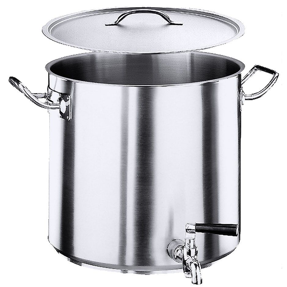 Contacto Kartoffelkochkessel 50 Liter, Ø 400 x H 400 mm + Standard-Hahn 1/2"
