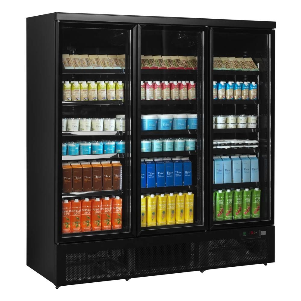 Nordcap Glastürkühlschrank ATOM MAXI 3T-BB
