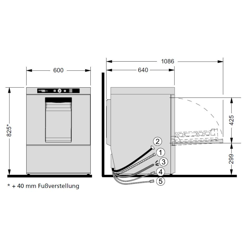 ecomax plus Geschirrspülmaschine F515LS-11D