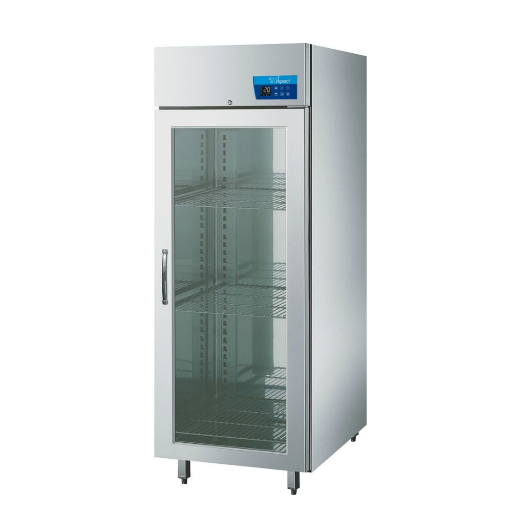cool compact Tiefkühlschrank 410 - Glastür