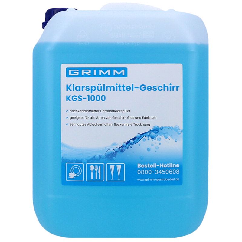 GRIMM Klarspülmittel-Set für Geschirr KGS-1000 - 40 Liter