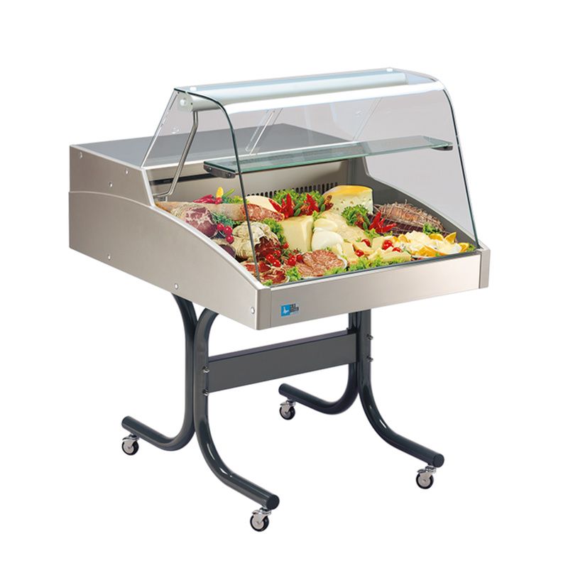 KBS Mehrzweckvitrine Super 750 C - gebogen