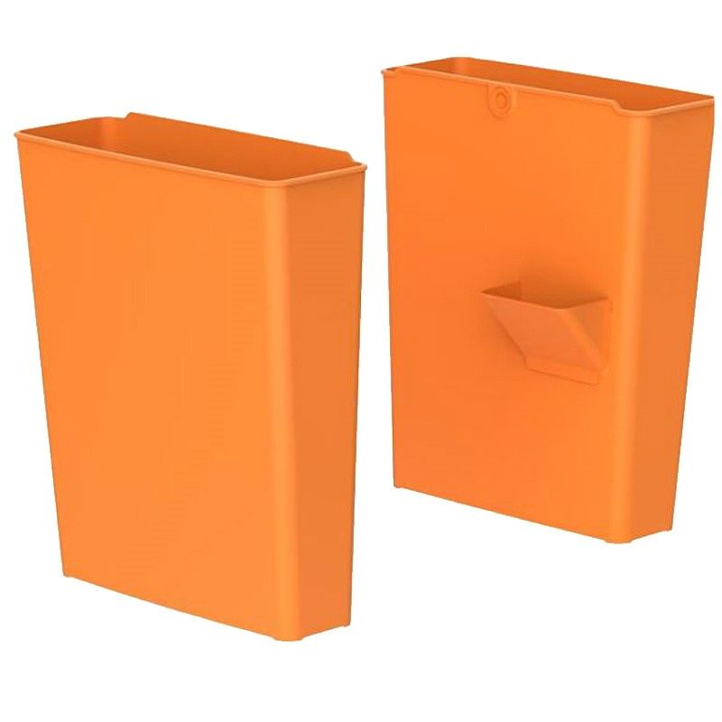 Zummo Abfallbehälter Set-Orange 22 Liter