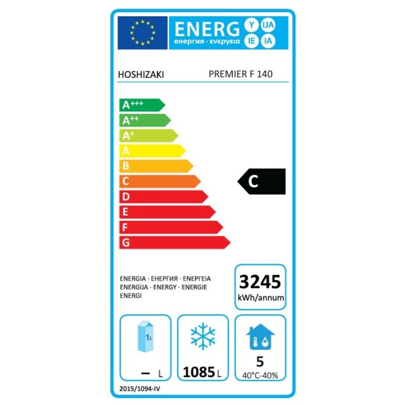 Hoshizaki Tiefühlschrank Premier F 140 L