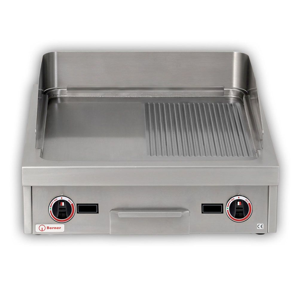 Berner Griddleplatte BGAH60IH glatt/gerillt - Induktion