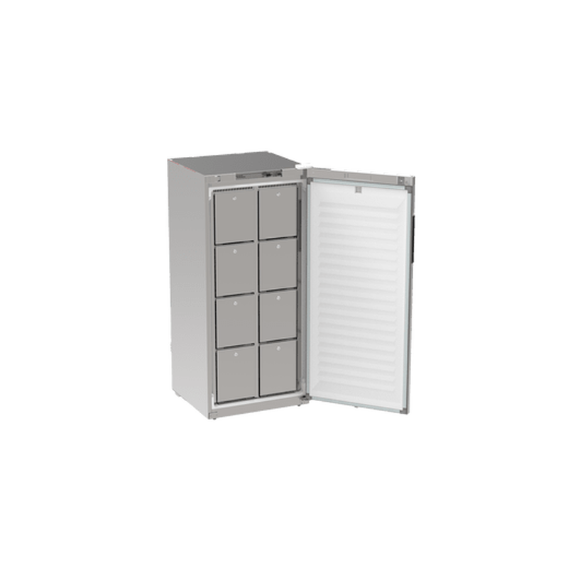 Rieber Gemeinschaftskühlschrank multipolar® 481 - 8 Schubladen Tür rechts CNS