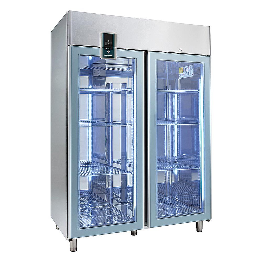 Alpeninox Kühlschrank KU 1402-G Premium mit Glastüren