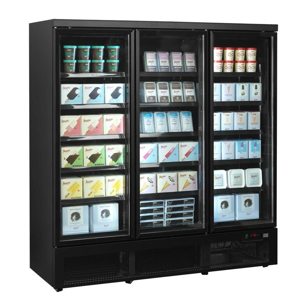 Nordcap Glastürtiefkühlschrank ATOM MAXI 3T-BB