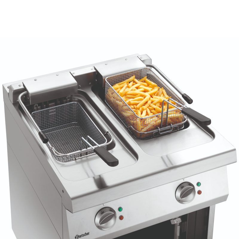 Bartscher Elektro Fritteuse 700-E2110 mit zwei Becken
