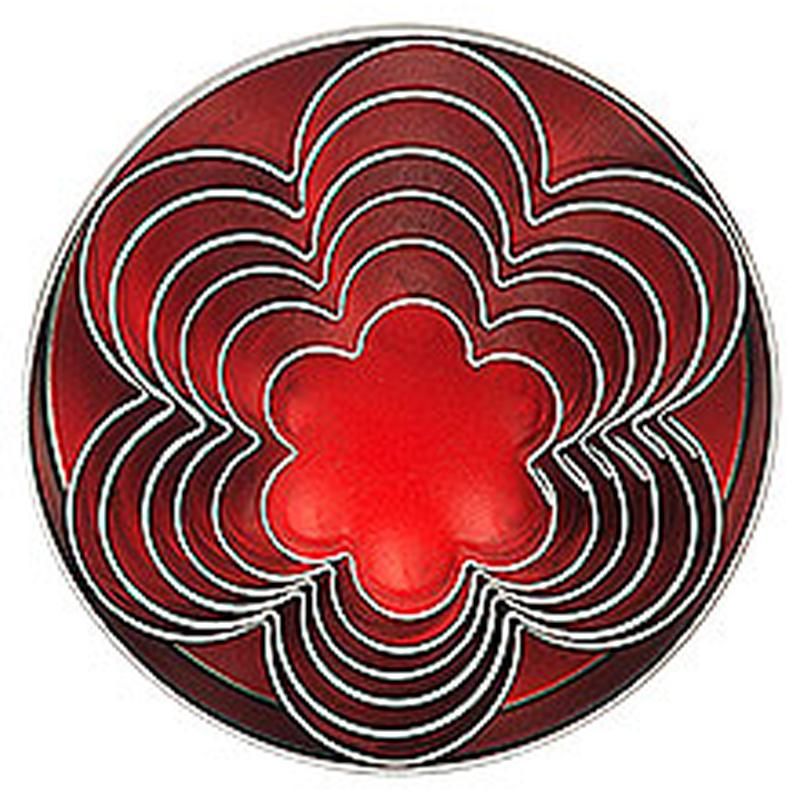 Contacto Ausstechformen "Blume" aus Edelstahl 18/10
