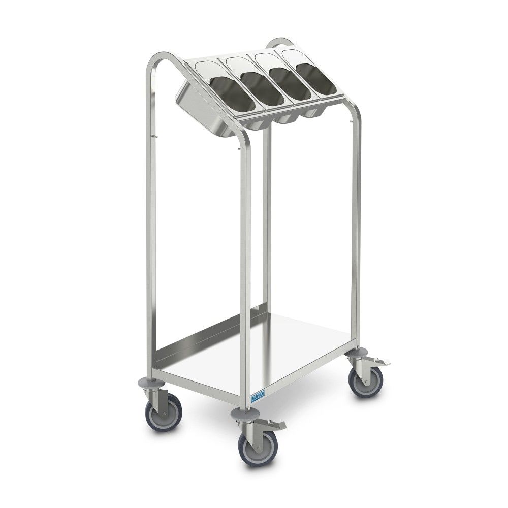 Hupfer Besteck- / Tablettwagen BTW / 4xGN