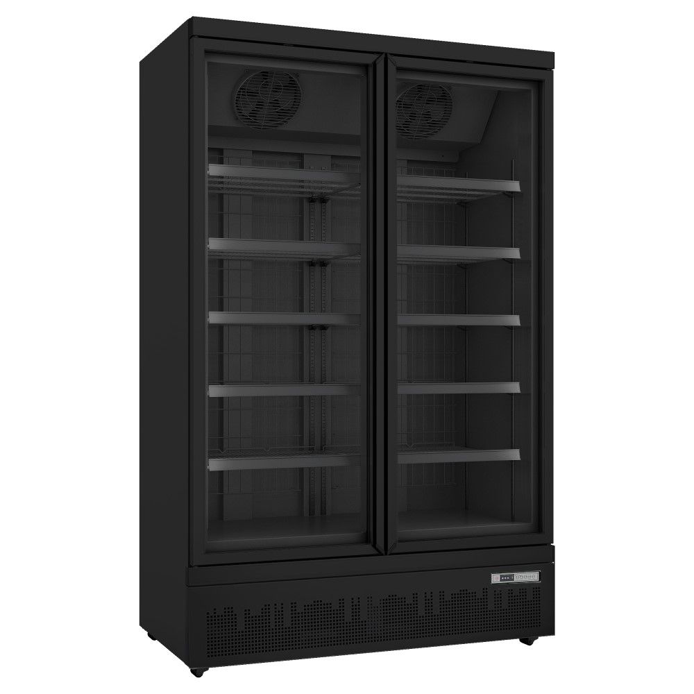 Saro Tiefkühlschrank GTK 930 PRO - Glastür schwarz