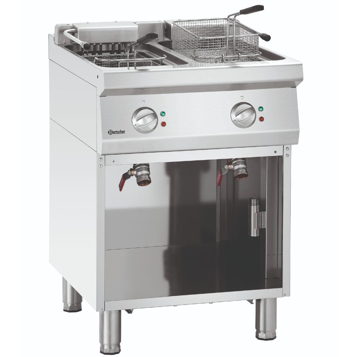 Bartscher Elektro Fritteuse 700-E2110 mit zwei Becken