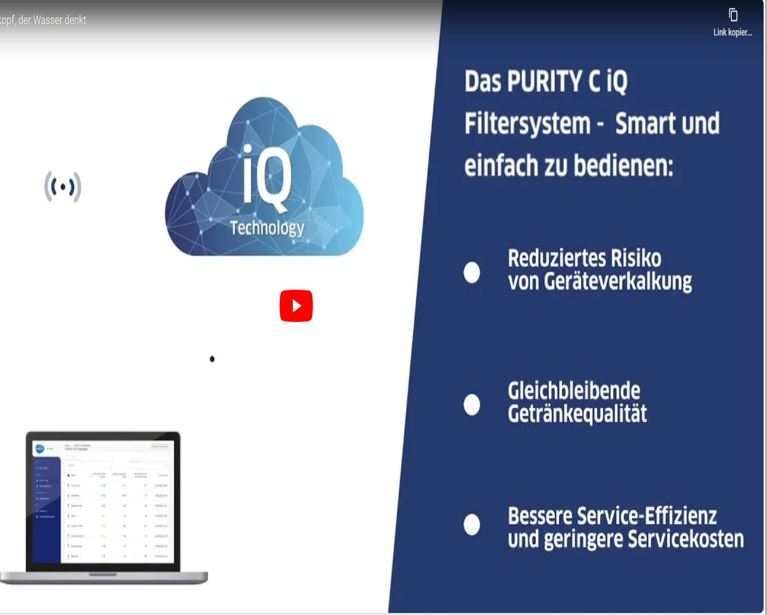 Brita Filterkopf Purity C iQ G3/8“ - Online Variante