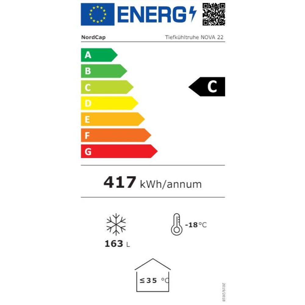 Nordcap Tiefkühltruhe NOVA 22