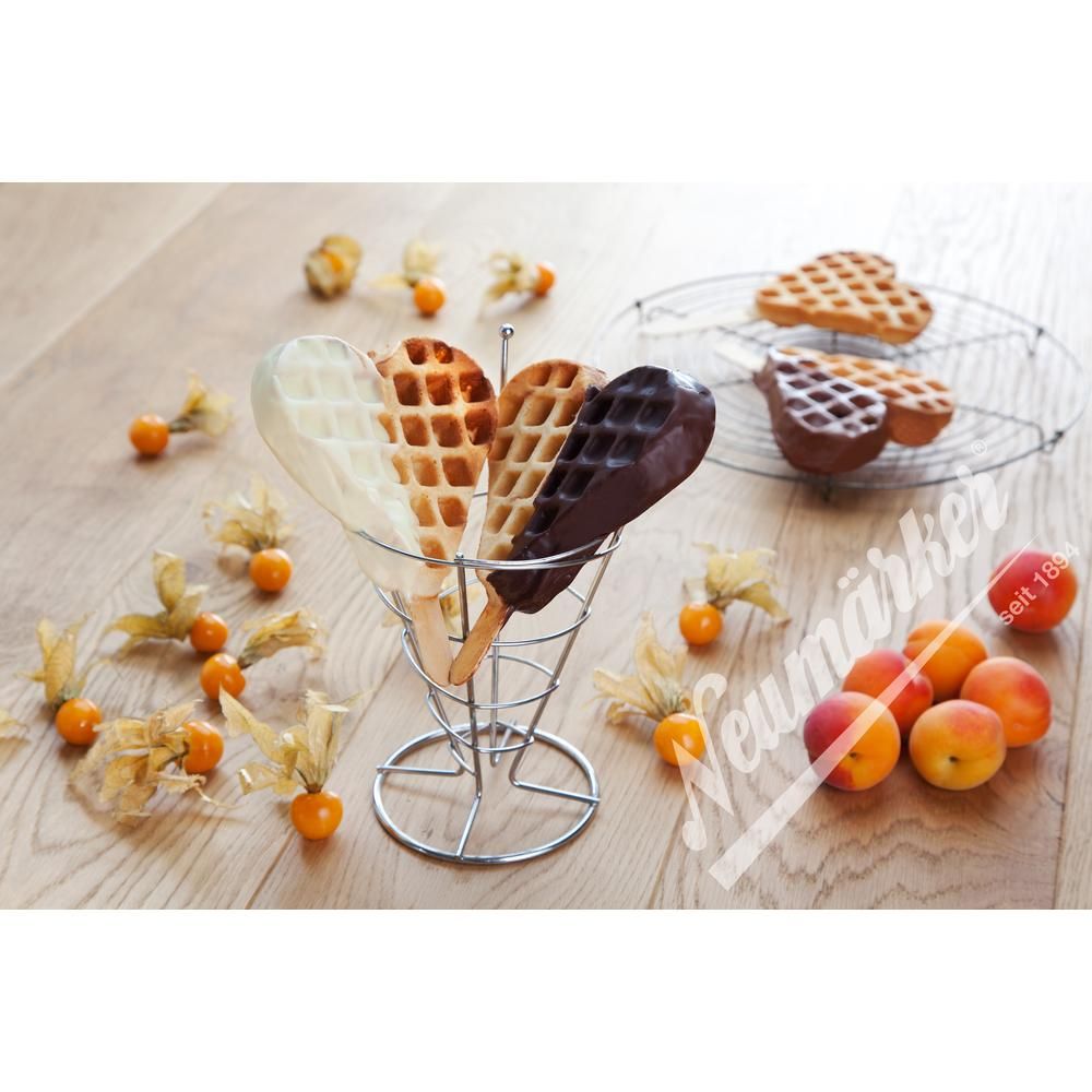 Neumärker Waffel-Herz am Stiel Wechselplatten für Thermocook®