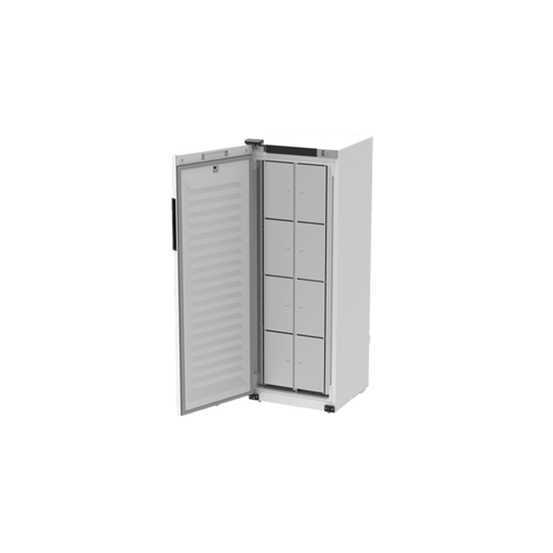 Rieber Gemeinschaftskühlschrank multipolar® 380 - 8 Fächer - Tür links