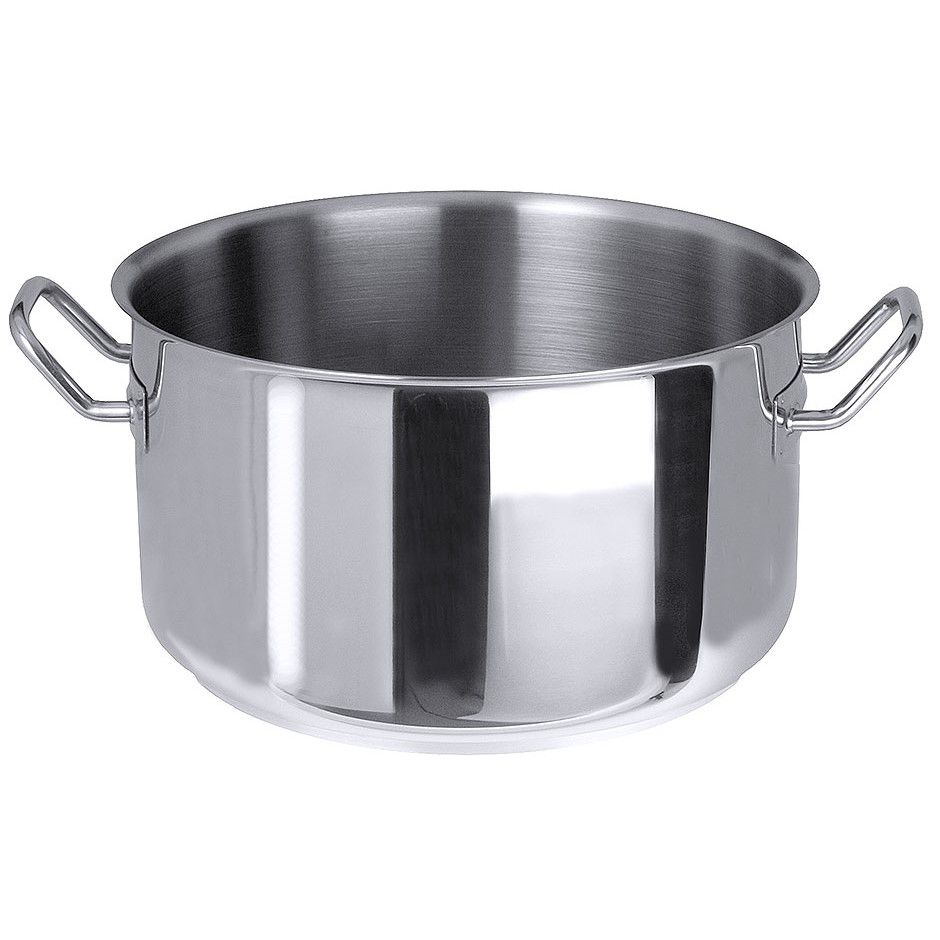 Contacto Kochtopf 8 Liter, Ø 260 x H 160 mm, hochglänzend, niedrig