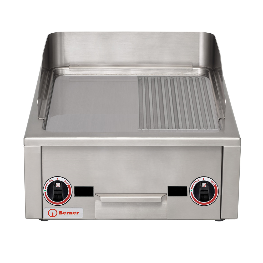 Berner Griddleplatte BGHI60H glatt/gerillt - Induktion