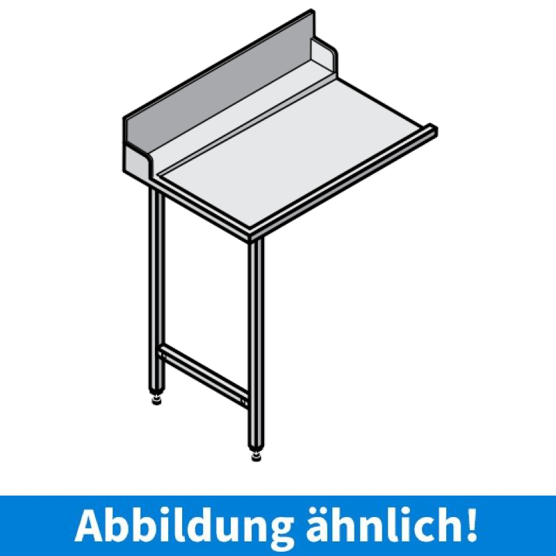 Hobart Ablauftisch ohne Becken - B 1200 mm - linksseitig