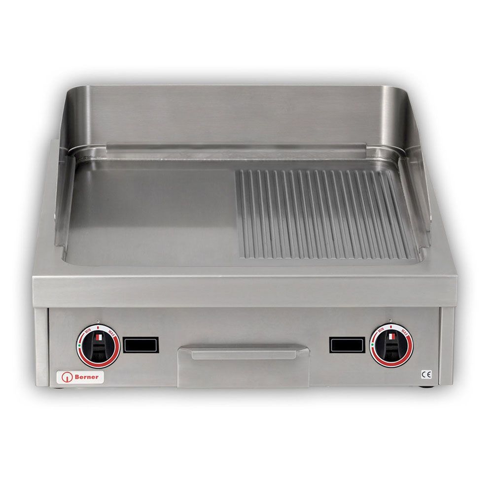 Berner Griddleplatte BGAH80IH glatt/gerillt - Induktion