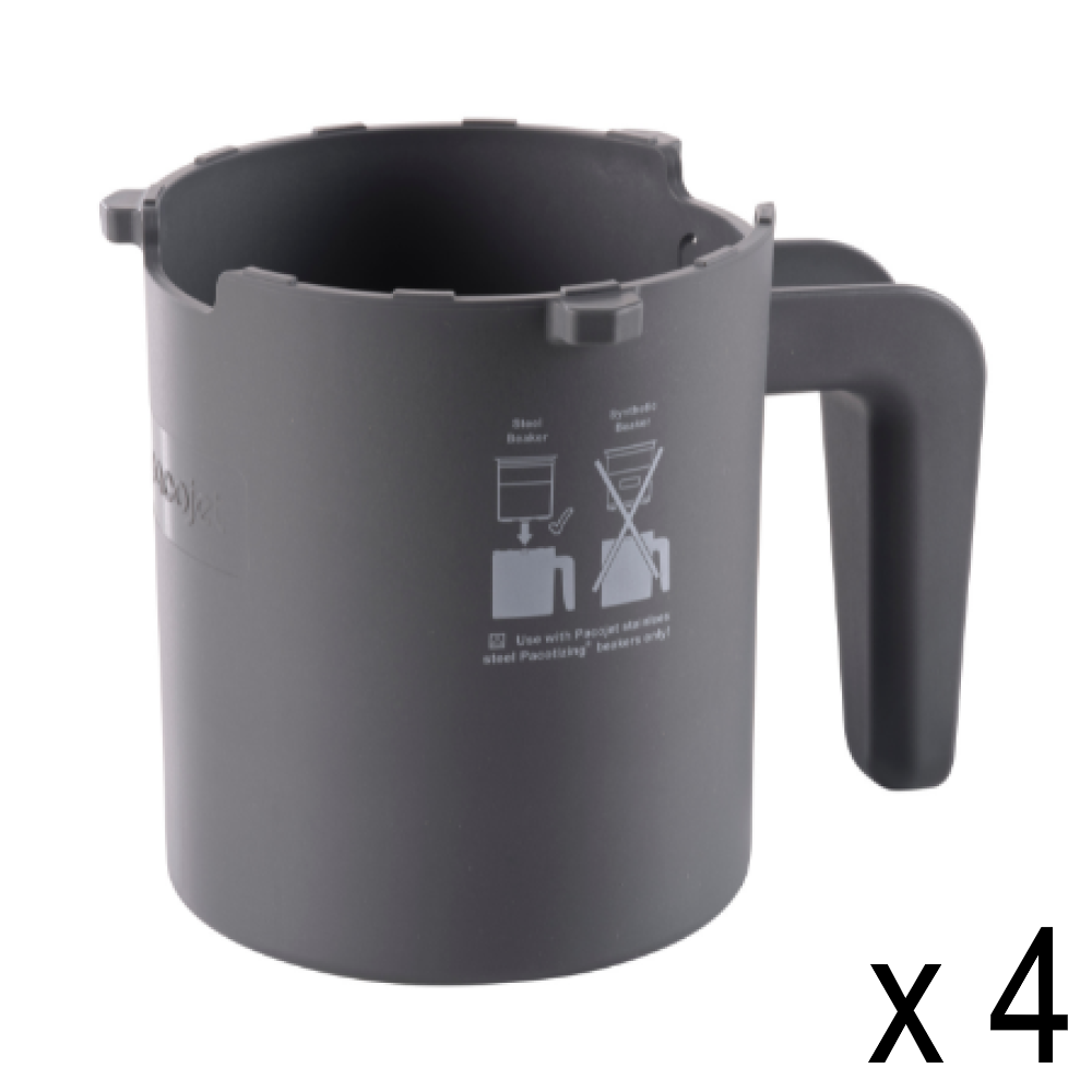 Pacojet Schutzbecher für Chromstahl Pacossier®-Becher - 4 Stück