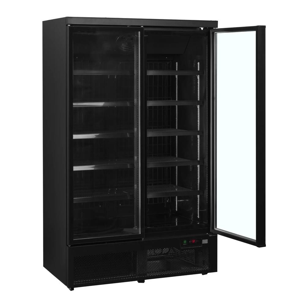 Nordcap Glastürtiefkühlschrank ATOM MAXI 2T-BB