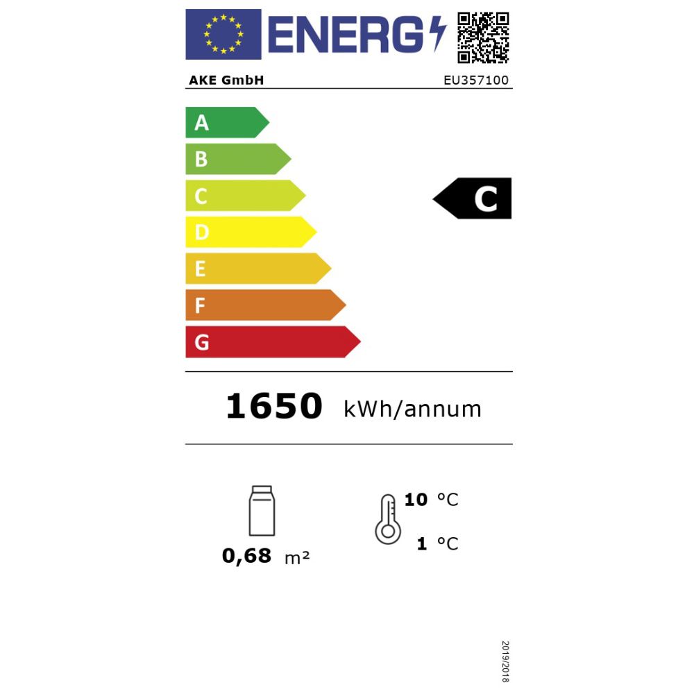 Nordcap Einbaukühlvitrine Gastro GR-80-87-E R290